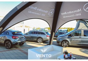 Constant pressure tent from VENTO line - inside view of the tent.